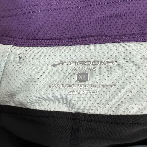 Brooks Skort Women L Purple Pull On Running Outdoor Pickleball Tennis Active - Picture 3 of 7